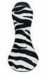 Qu-ax Einradsattel Luxus - mit Handgriff-Zebra