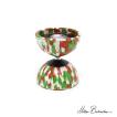 Mr. Babache Arlequin Medium Diabolo-Rot/weiß/grün
