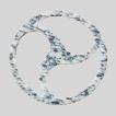 Flowbonacci | Tri-Ying-Black Marble
