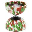 Mr. Babache Arlequin Medium Diabolo-Rot/weiß/grün