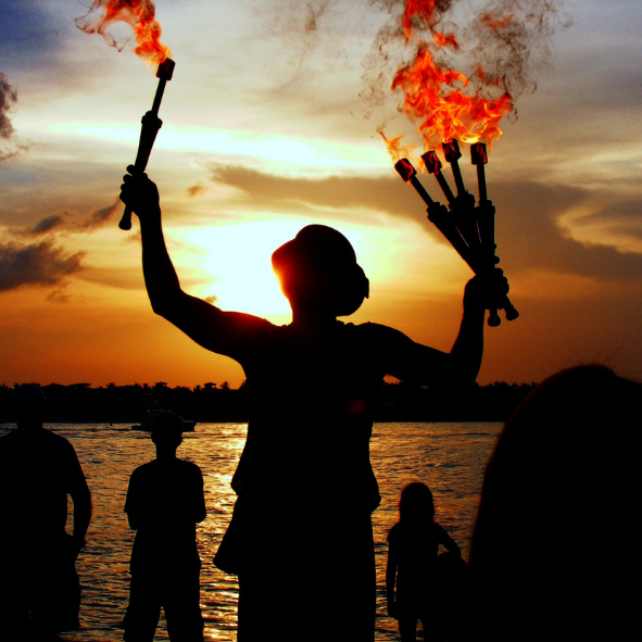Feuerjonglage