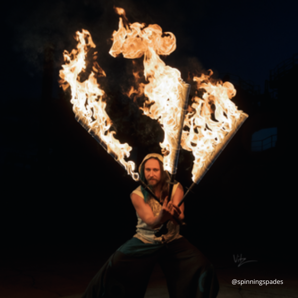 Feuer Schwerter