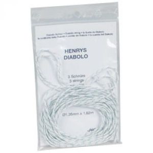 Henrys Ersatz Diaboloschnüre - 3 x 1,60 m