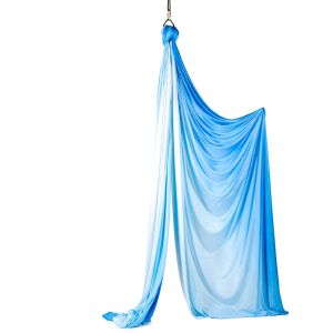 Prodigy Tissu - Aerial Silk - Vertikaltuch - blau/weiß