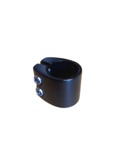 Sattelklemme 25,4 mm - für 22,2 mm Sattelstützen - schwarz 