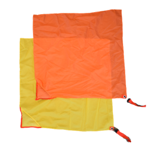 Flaggenpoi - Tuchpoi - orange/gelb