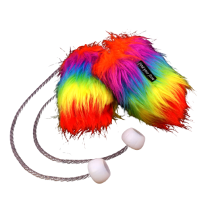 Flowtoys - Fuzzy Poi - Rainbow