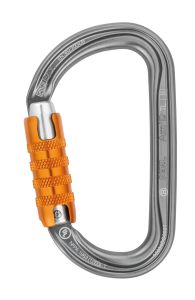 Petzl Am'D Twist Lock Karabiner - Aluminium D-Form