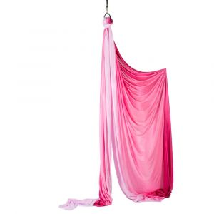 Prodigy Tissue - Aerial Silk - Vertikaltuch - rosa/weiß