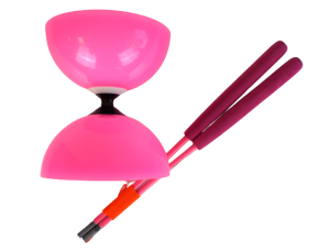 Set Sundia Fly  Glitter Roze 1 KL + fiber handstokken