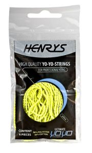 Henrys Ersatzschnur für YoYos - 50% Baumwolle - 50% Polyester - 6 Stück