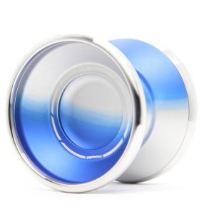 YoYoFactory Bi-Metal Shutter - blau/silbern - silberne Ringe