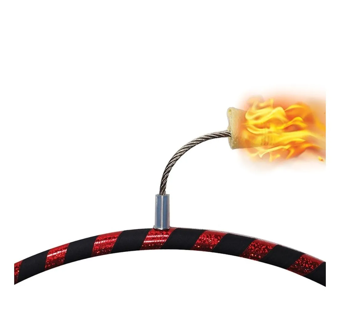 Feuer Hoop Travel - 100 cm - 5 Fackeln