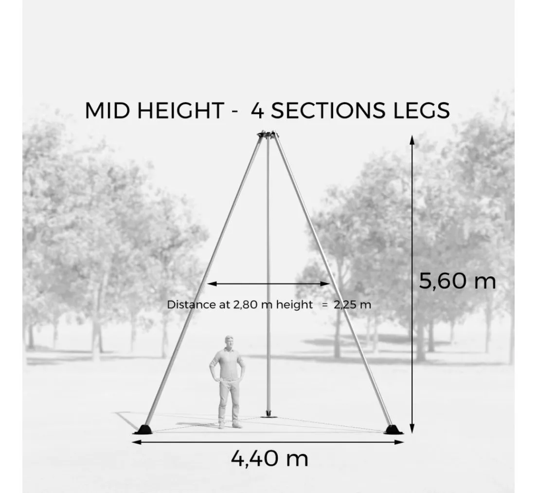 Freistehender Aerial Frame - Free standing Aerial Rig
