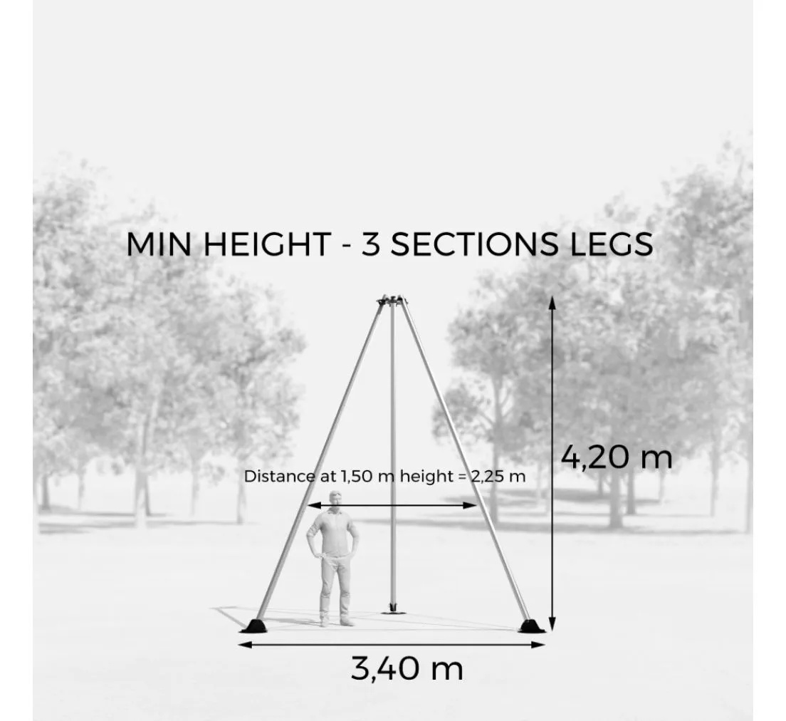 Freistehender Aerial Frame - Free standing Aerial Rig
