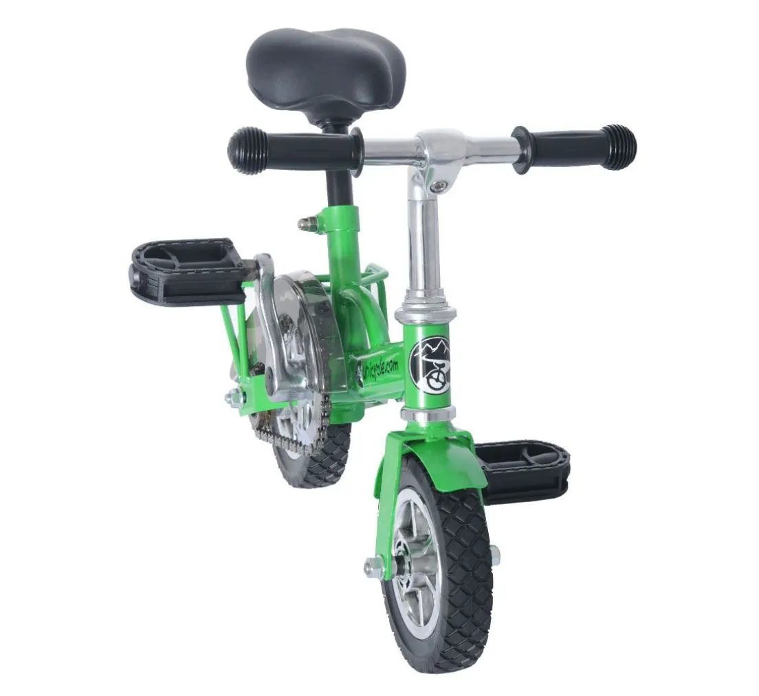 Mini Bike / Miniatur Clownsfahrrad - grün