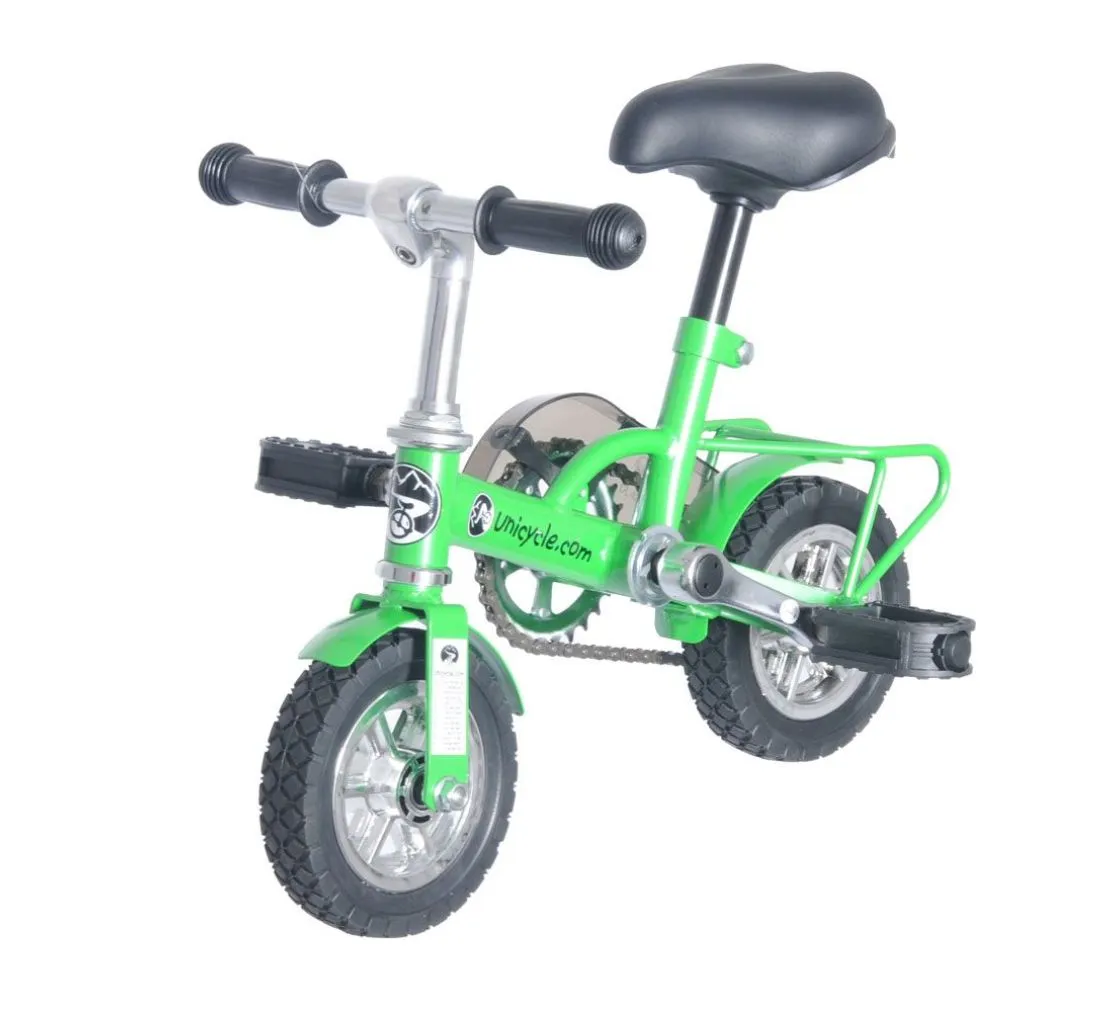Mini Bike / Miniatur Clownsfahrrad - grün