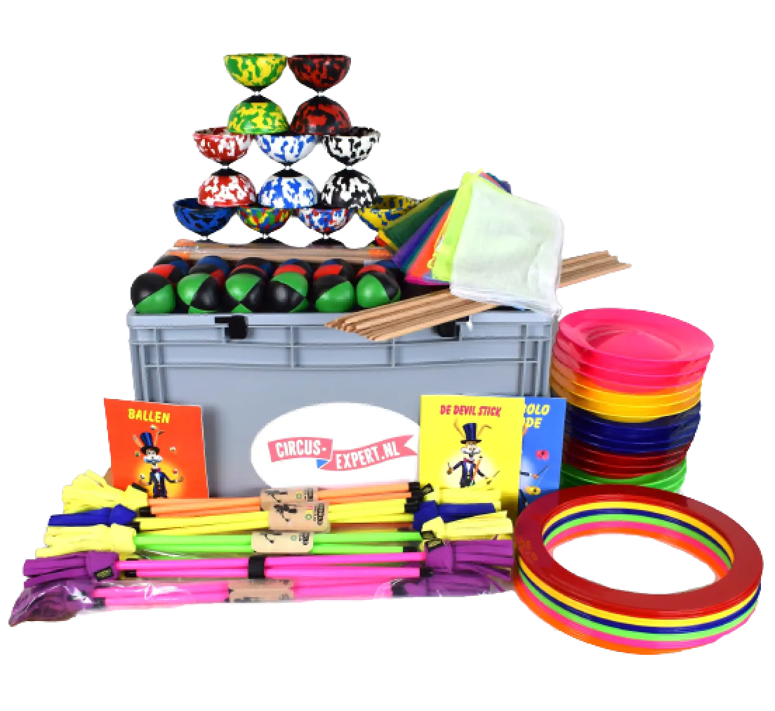 Zirkus Komplettpaket für Schulen - Medium - 50 Personen