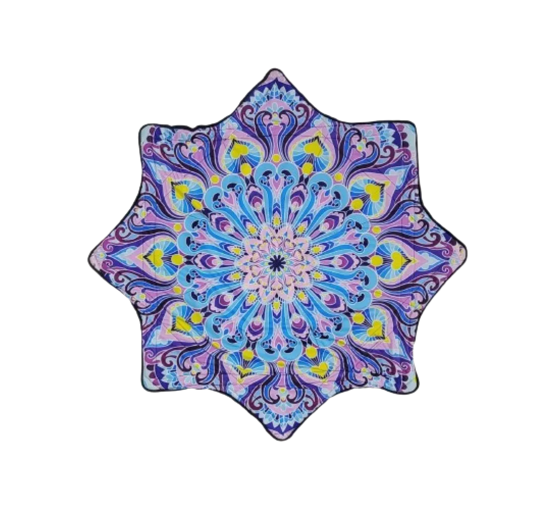 Spinning Star - Mandala Peacock