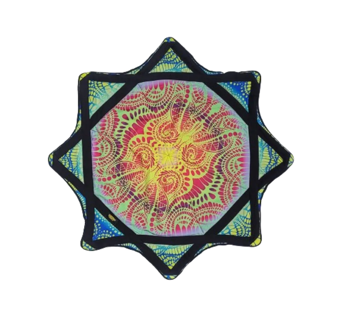 Spinning Star - Mandala Peacock