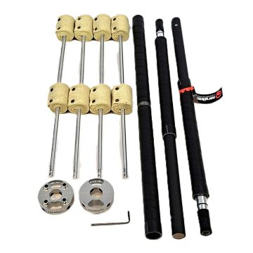 Gora Dragon Feuerstaff KARBON | 8 Fackeln | teilbar