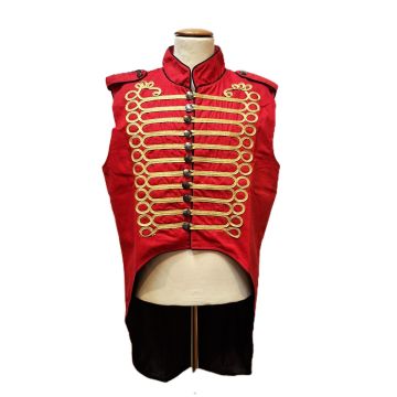 Circusjas Mouwloos - Deluxe | Rood Circusjas Mouwloos - Deluxe | Rood