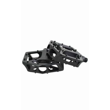 Qu-ax Cross Pedale Aluminium - schwarz