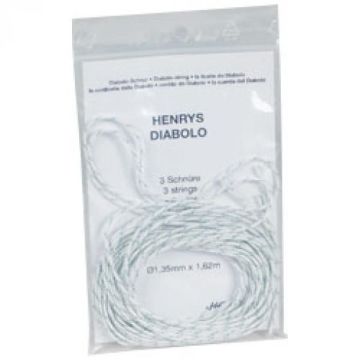 Henrys Ersatz Diaboloschnüre - 3 x 1,60 m