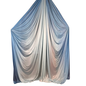 CX Aerial Silk - Tissu | Blauw Wit Ombre | 8 meter CX Aerial Silk - Tissu | Blauw Wit Ombre | 8 meter