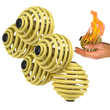 Set van 5 vuurjongleerballen