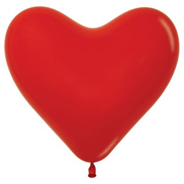 Sempertex - Hart ballon 12 inch - 30 cm - ROOD - 50 stuks Sempertex - Hart ballon 12 inch - 30 cm - ROOD - 50 stuks