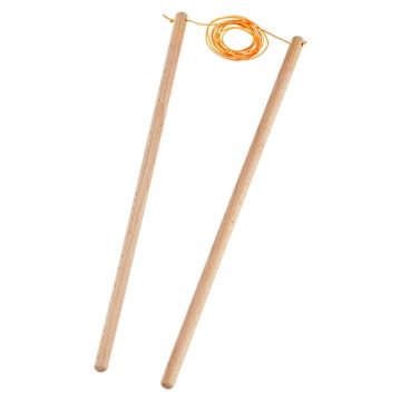 Henrys Beach Holz Diabolo Handstäbe - 37 cm