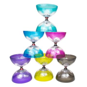 HyperSpin Diabolo dreifach gelagert - durchsichtig