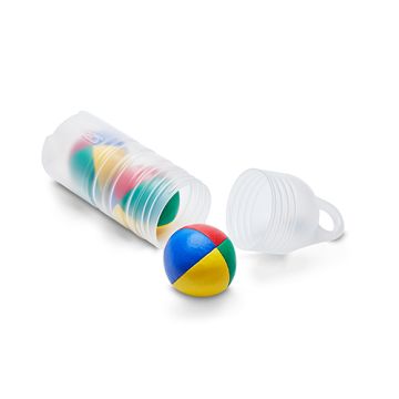 Set aus 3 Henrys Stretch Jonglierbällen - inklusive Dose