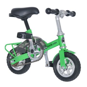 Mini Bike / Miniatur Clownsfahrrad - grün