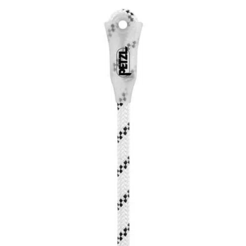 Petzl Axis Seil 10 m 11 mm mit genähter Schlaufe WEIß