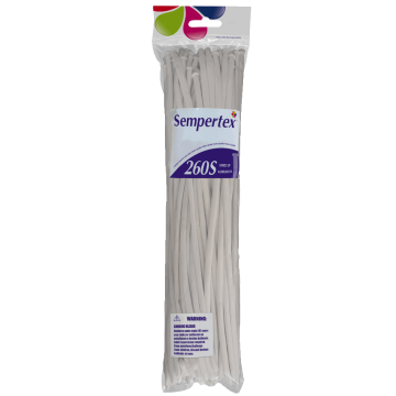 Sempertex - 260 Nozzle Up - CLEAR - Modelleerballonnen 50 stuks