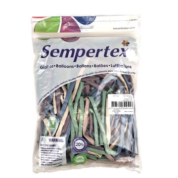 Sempertex - Dusk mix - 260 - Modelleerballonnen - 100 - stuks Sempertex - Dusk mix - 260 - Modelleerballonnen - 100 - stuks
