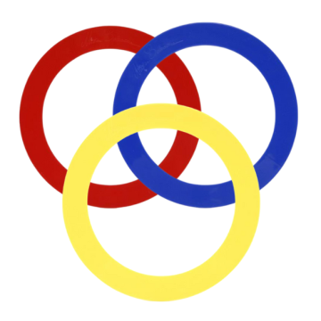 Set van 3 x Mr. Babache jongleerring standaard|32 cm