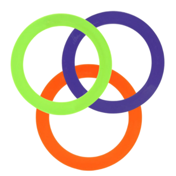 Set van 3 x Mr. Babache jongleerring standaard|32 cm