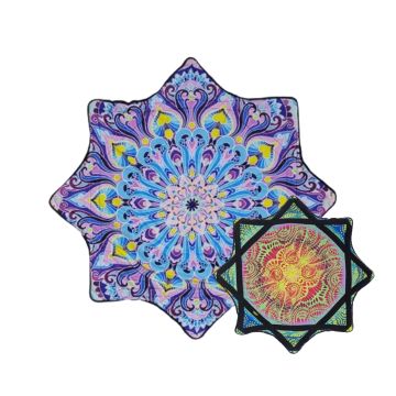 Spinning Star - Mandala Peacock