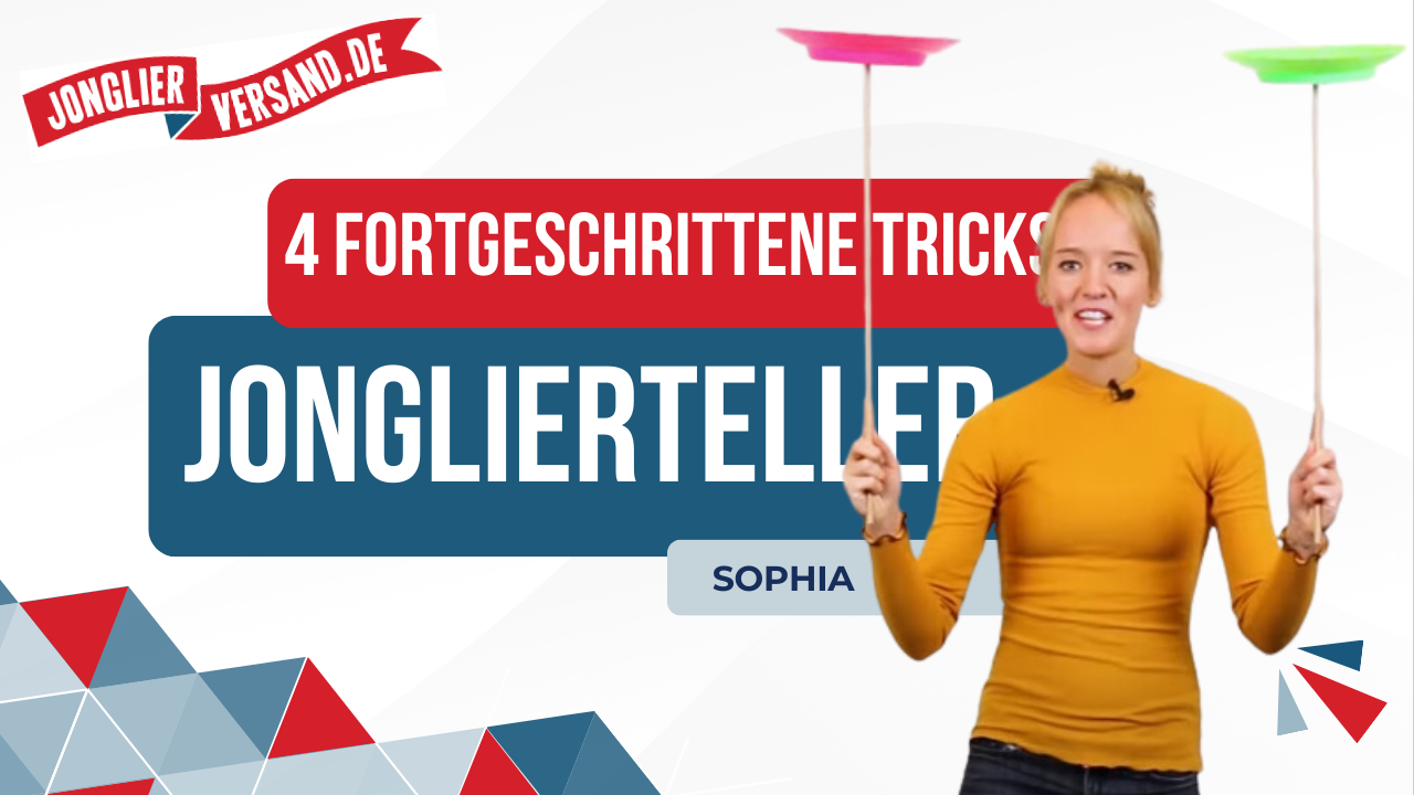  4 fortgeschrittene Tricks mit einem Jonglierteller