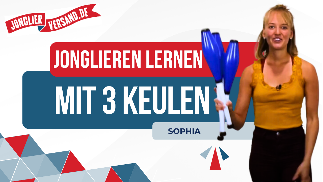 Jonglieren mit 3 keulen
