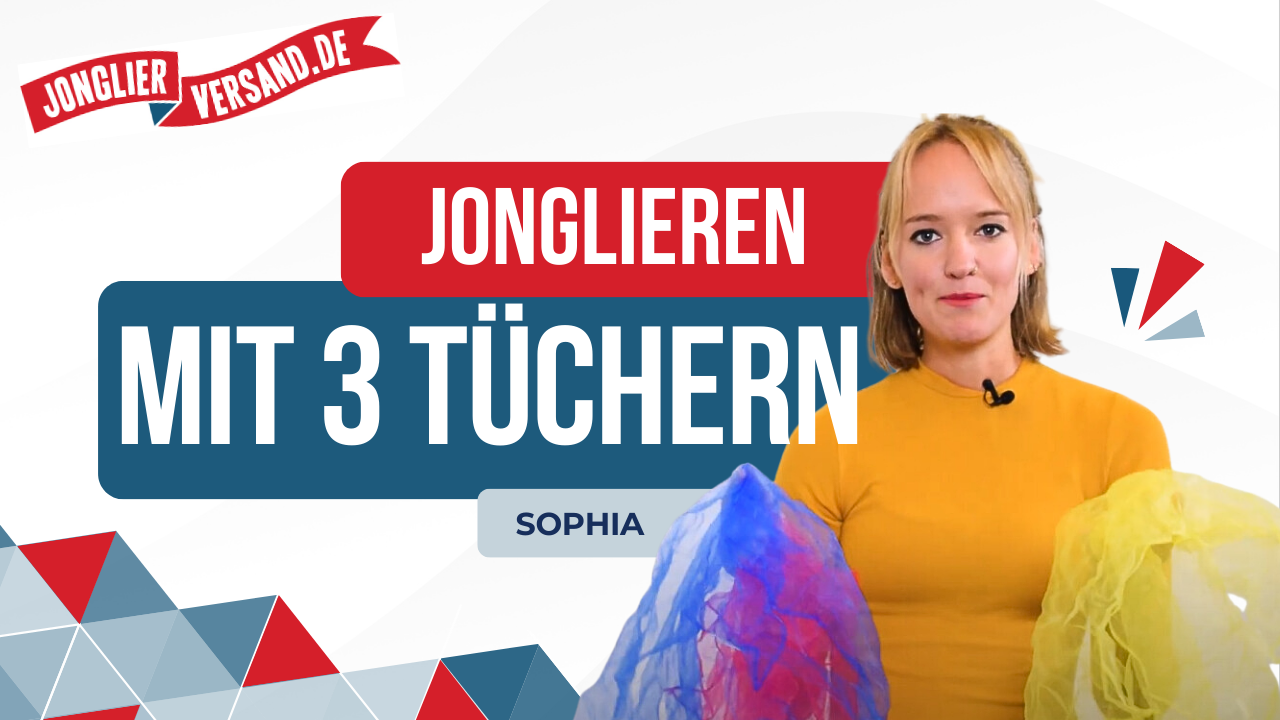 Jonglieren mit 3 Tüchern