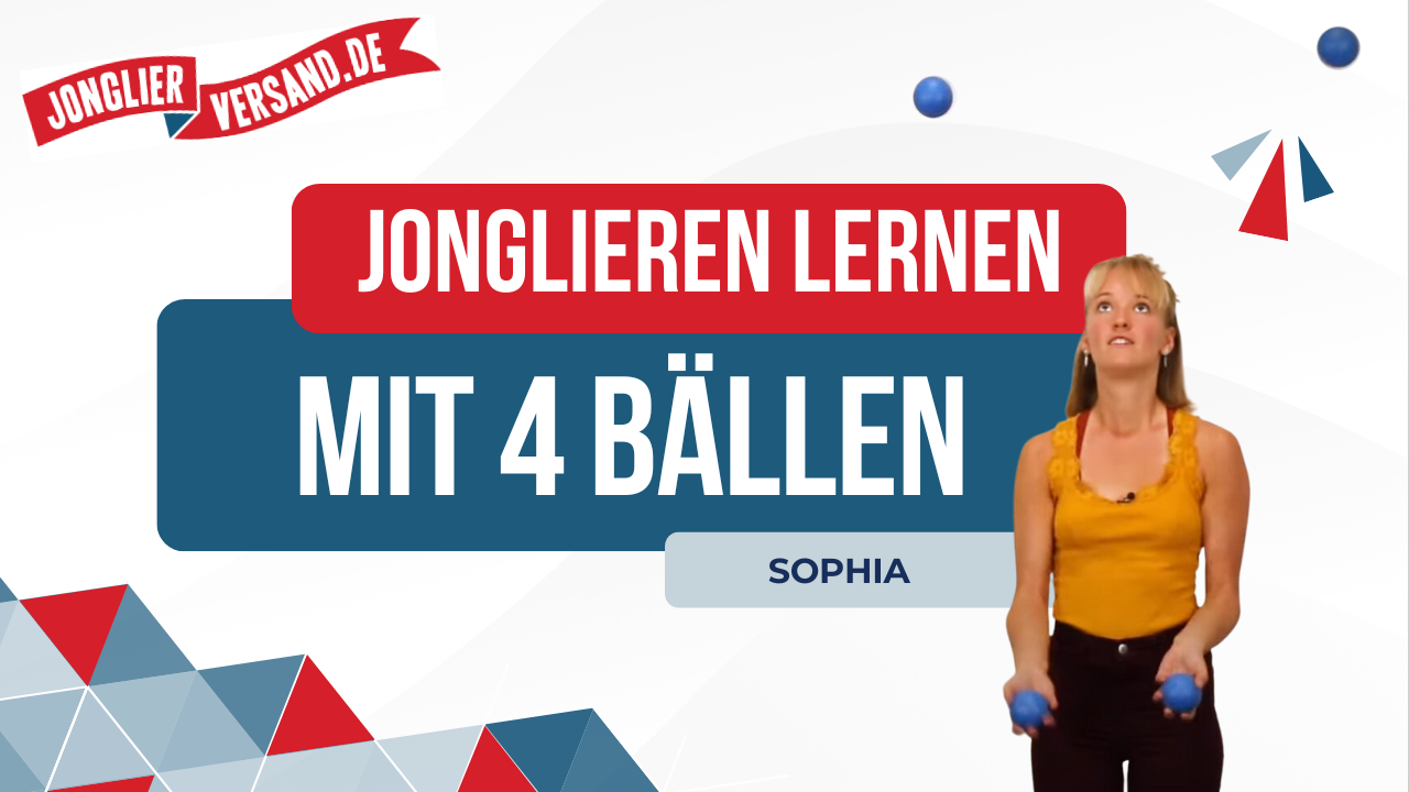 Jonglieren mit 4 Bällen