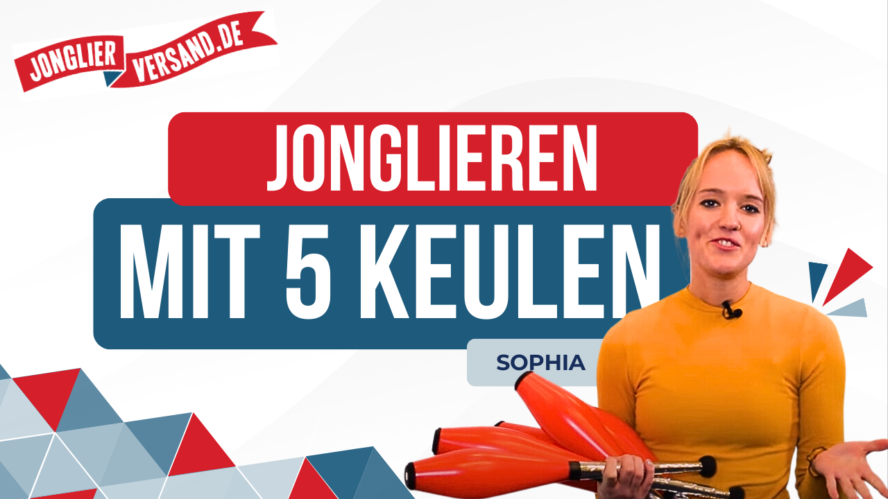Jonglieren mit 5 Keulen
